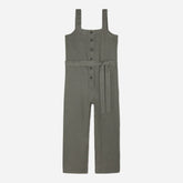 The Linen Jumpsuit | Pewter Green