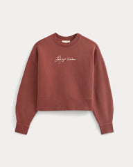 ESENSMOD x The Laufey Foundation Cropped Sweatshirt | Dusty Red