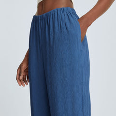 The Naia鈩?Ripple Pant | Deep Blue