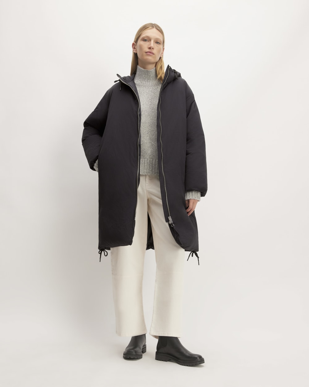 The Long Re:Down庐 Puffer | Black