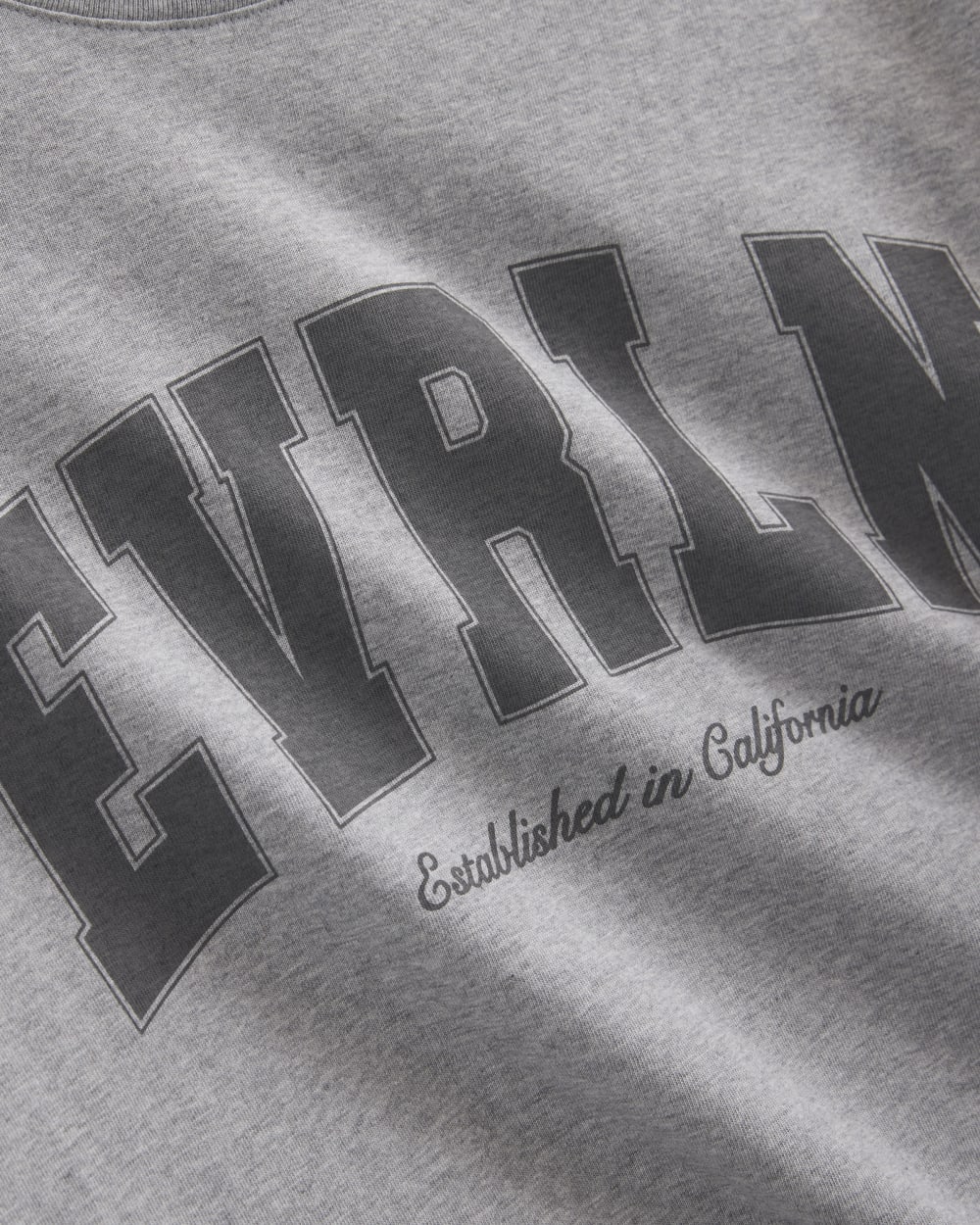 Varsity Logo Tee | Heather Grey