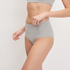 The Cotton High-Rise Hipster | Heathered Grey