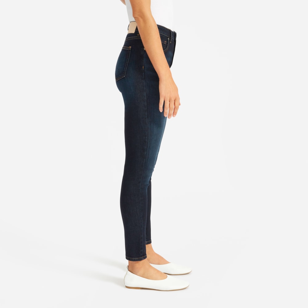 The Curvy Authentic Stretch High-Rise Skinny Jean | Dark Blue Wash | 26.5" Inseam