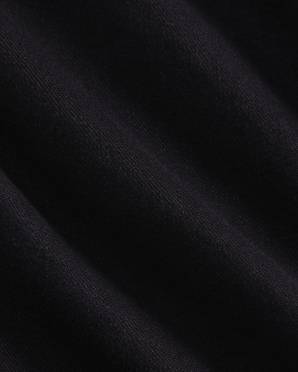 Tube Top in Stretch Linen | Black
