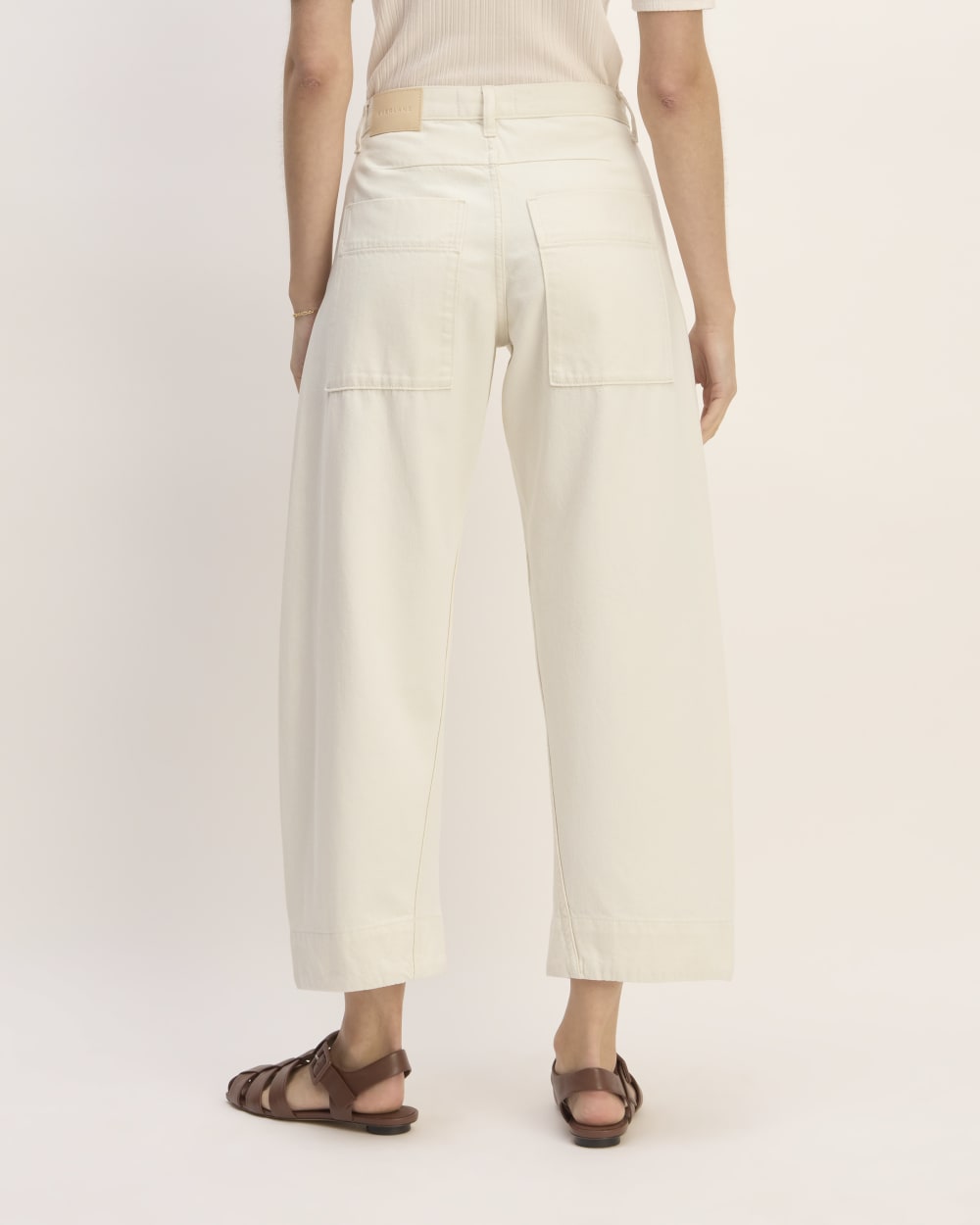 The Summer Barrel Jean | Ecru