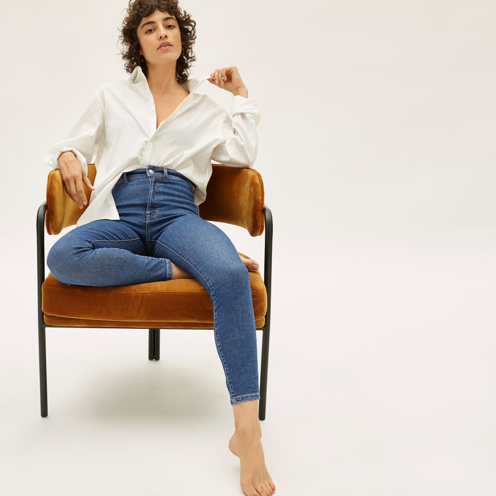 The Way-High® Clean Front Skinny Jean | Vintage Blue | 26.5" Inseam