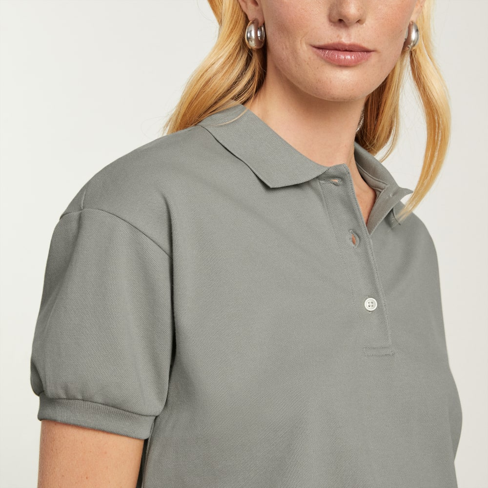 The Oversized Polo | Clay