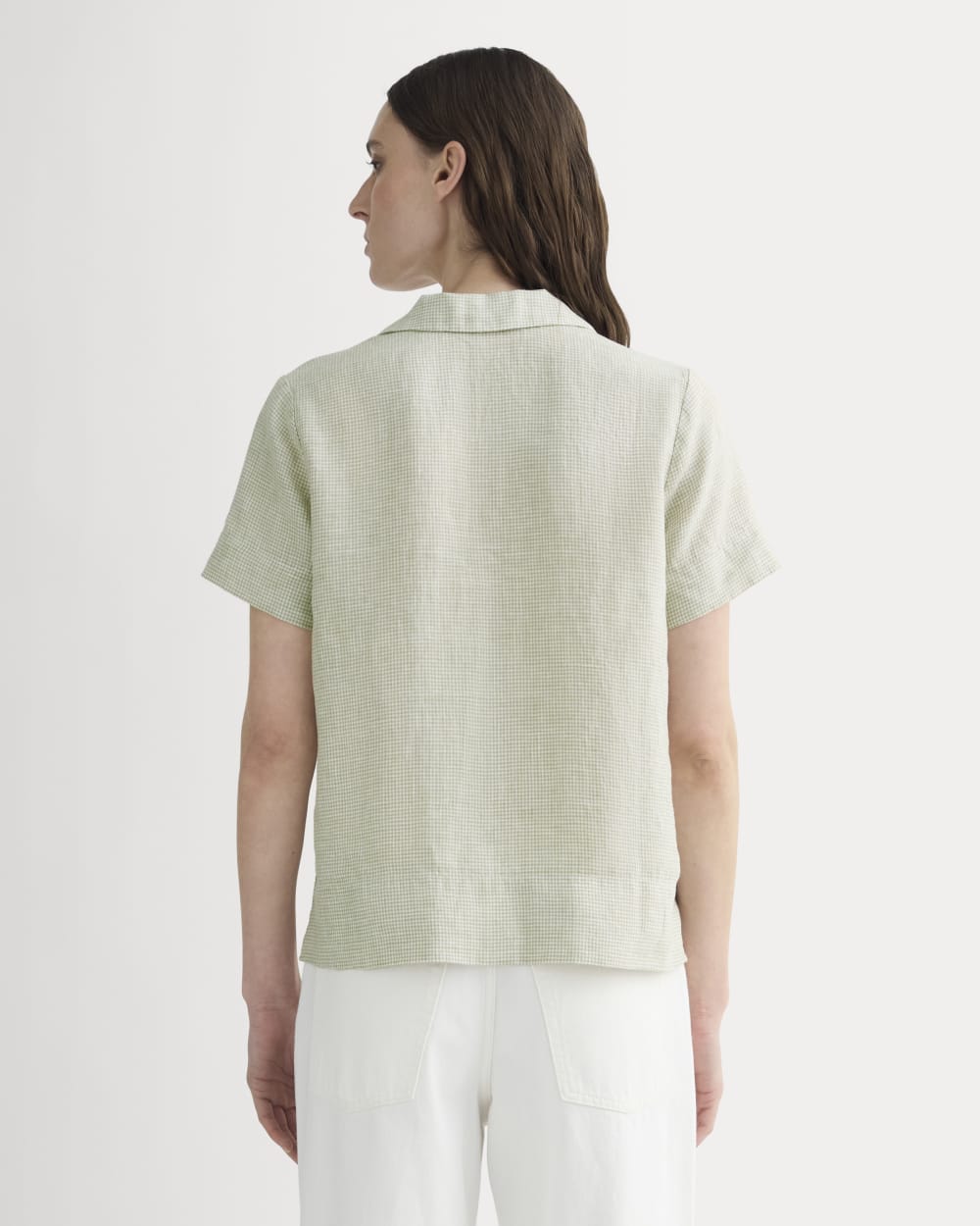 The Notch Shirt in Linen | Elm Gingham