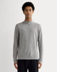 The Rec Quarter-Zip | Heathered Grey