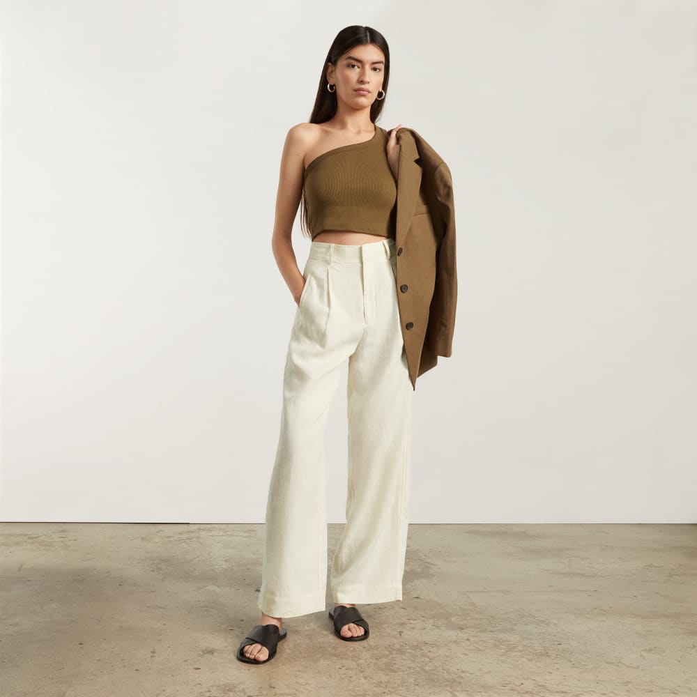 The Linen Way-High庐 Drape Pant | Canvas