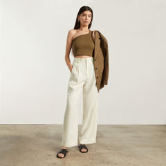 The Linen Way-High庐 Drape Pant | Canvas
