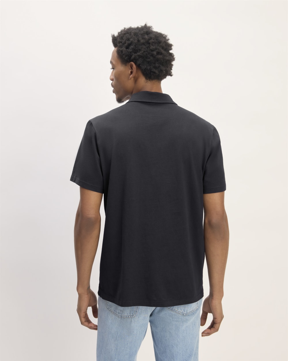 The Premium Weight Short-Sleeve Polo | Deep Navy