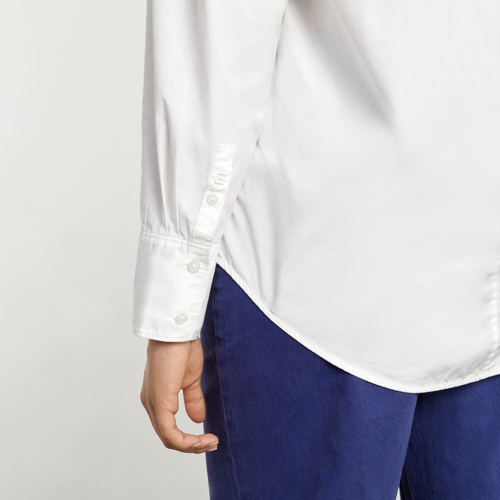 The Oversized Poplin Shirt | White