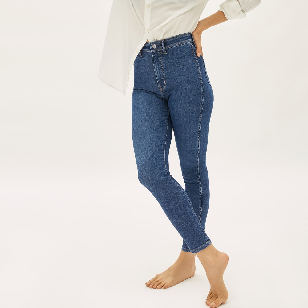 The Way-High® Clean Front Skinny Jean | Vintage Blue | 28.5” Inseam