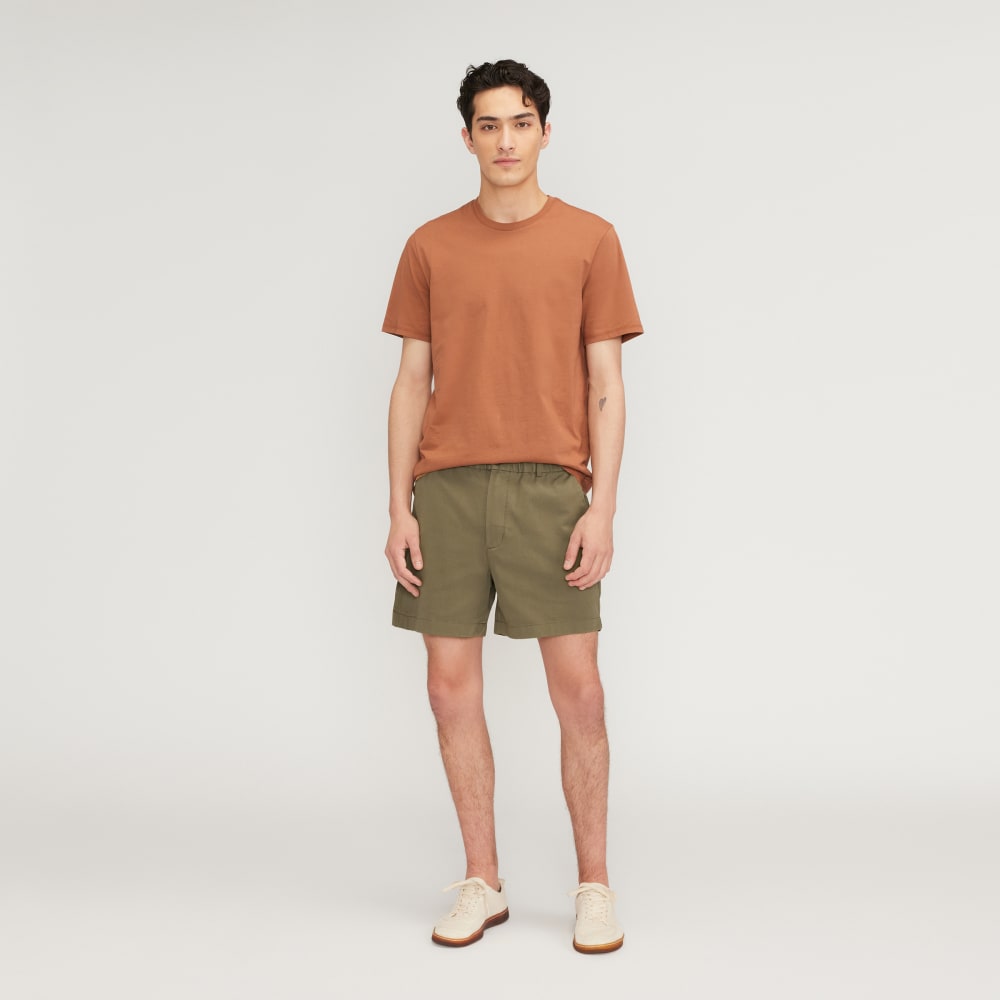 The Pull-On Performance Chino 5" Short | Kalamata