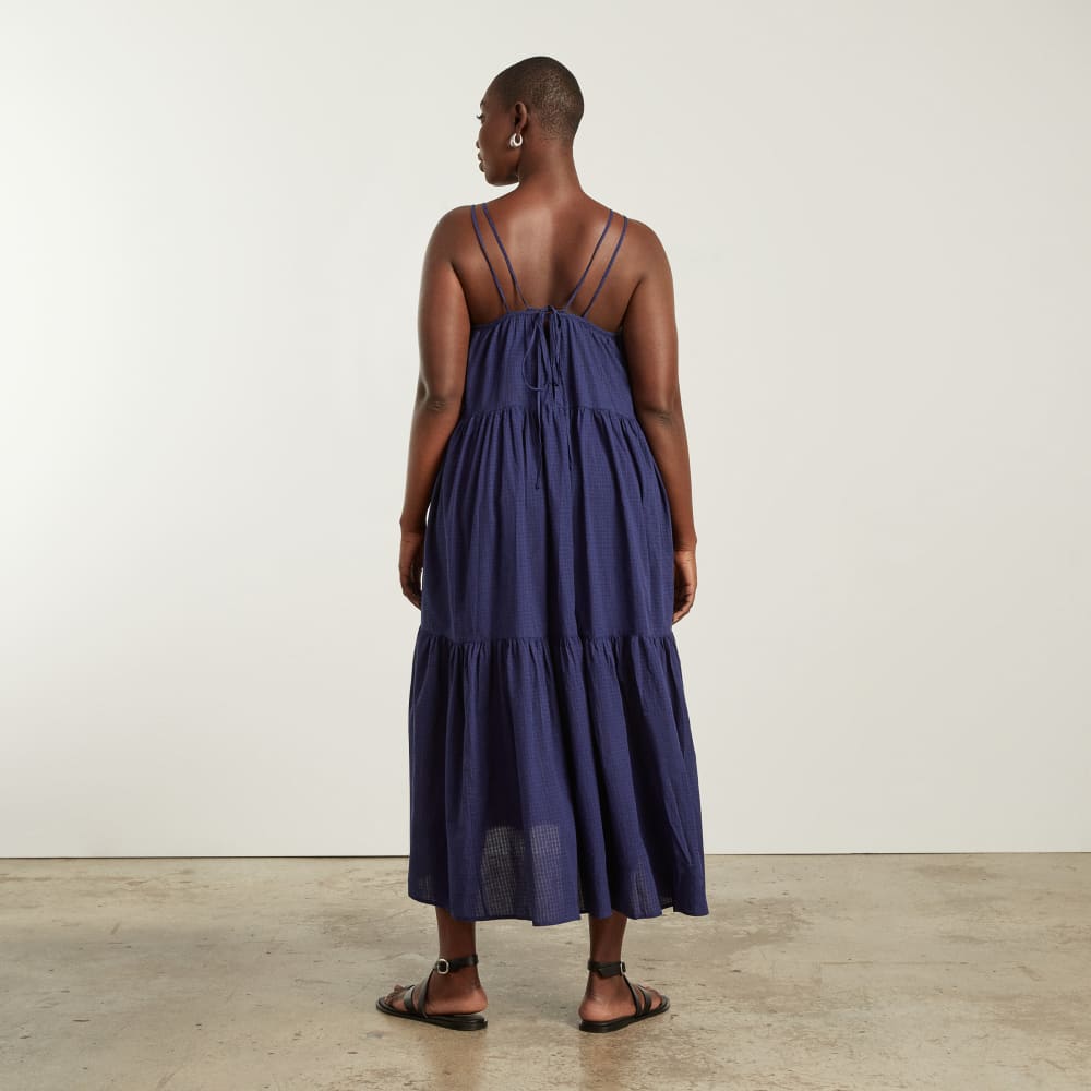 The Billow Tiered Maxi Dress | Navy