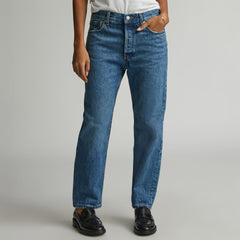 The Rigid Slouch Jean | Washed Indigo | 27.5鈥?Inseam