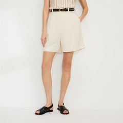 The Linen Way-High庐 Drape Short | Canvas