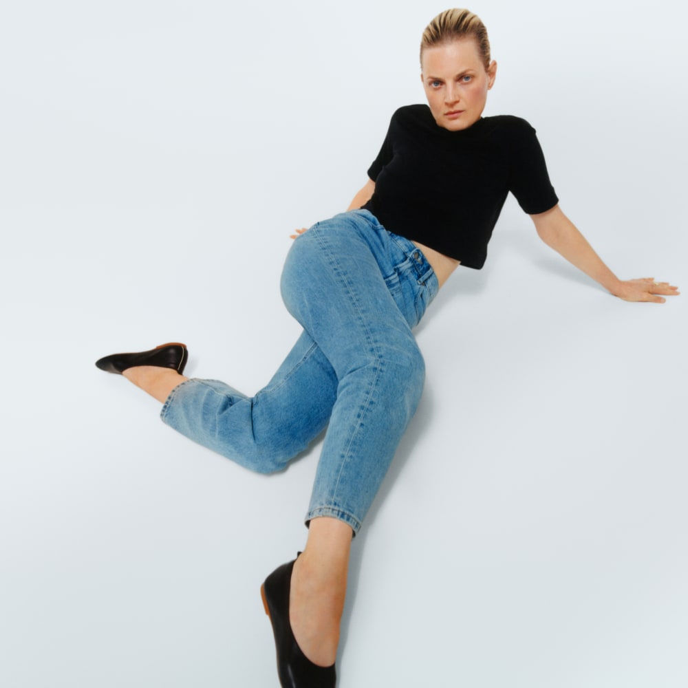 The Original Cheeky庐 Jean | Stone-Washed Sky | 28.5" Inseam