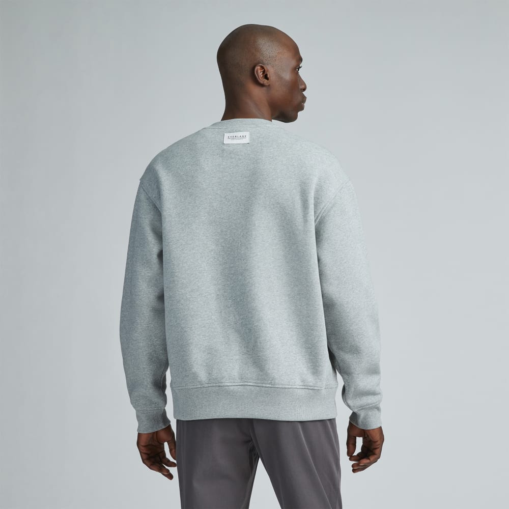 The ReTrack Crewneck Sweatshirt | Heathered Grey