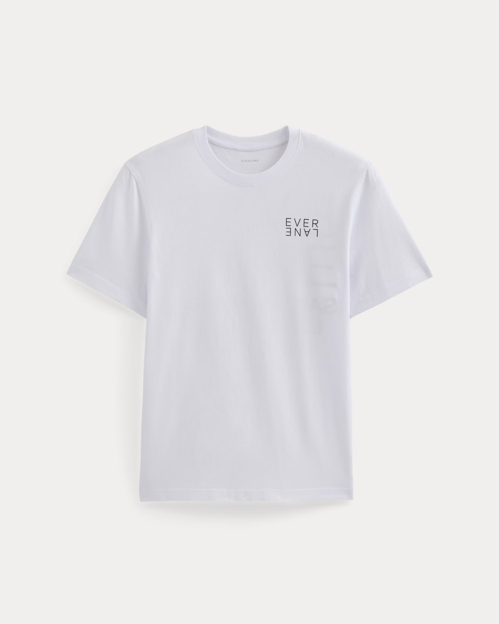 Mirrored Logo Tee | White