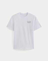 Mirrored Logo Tee | White