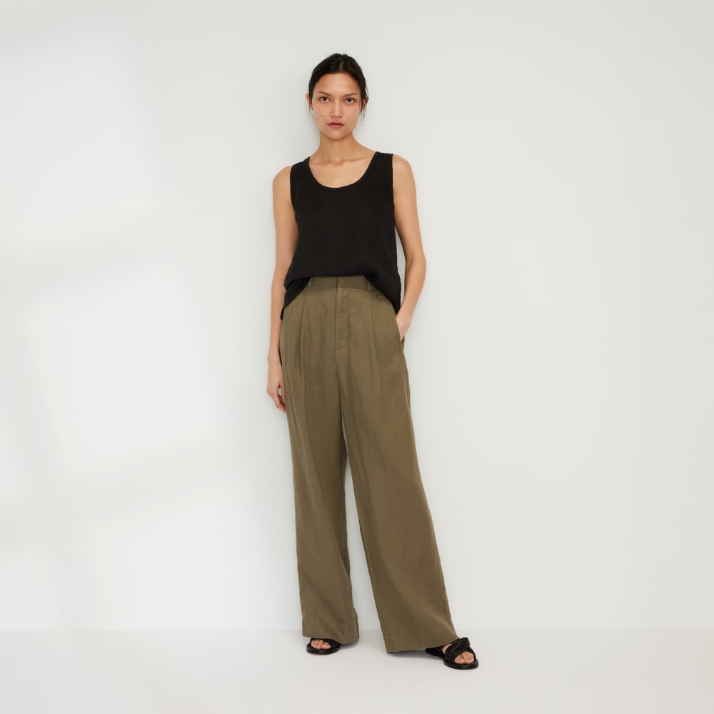 The Linen Way-High庐 Drape Pant | Kalamata