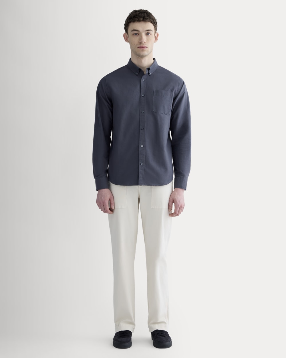 The Classic Oxford Shirt | Slate Grey | Tall