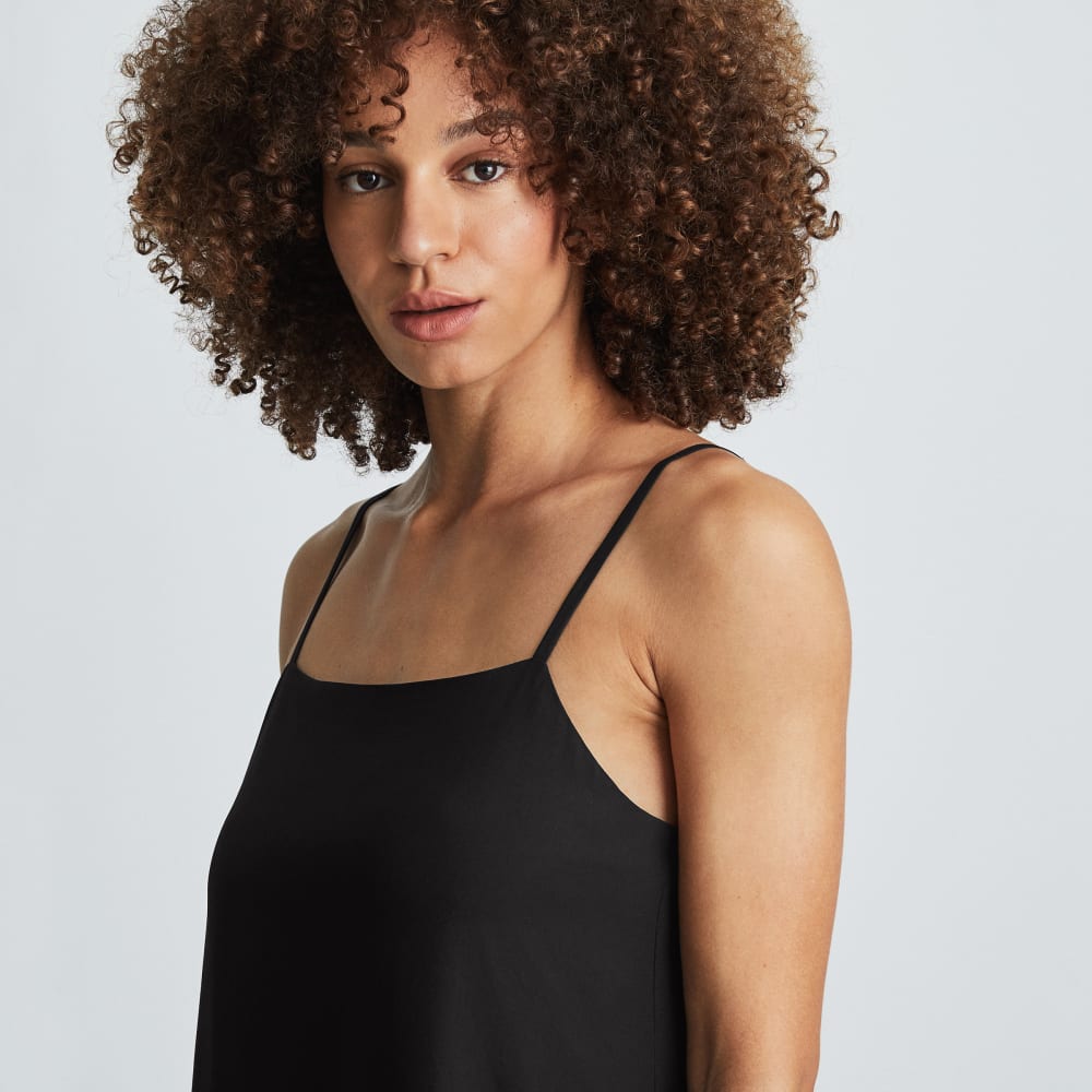 The Japanese GoWeave庐 Slip Dress | Black
