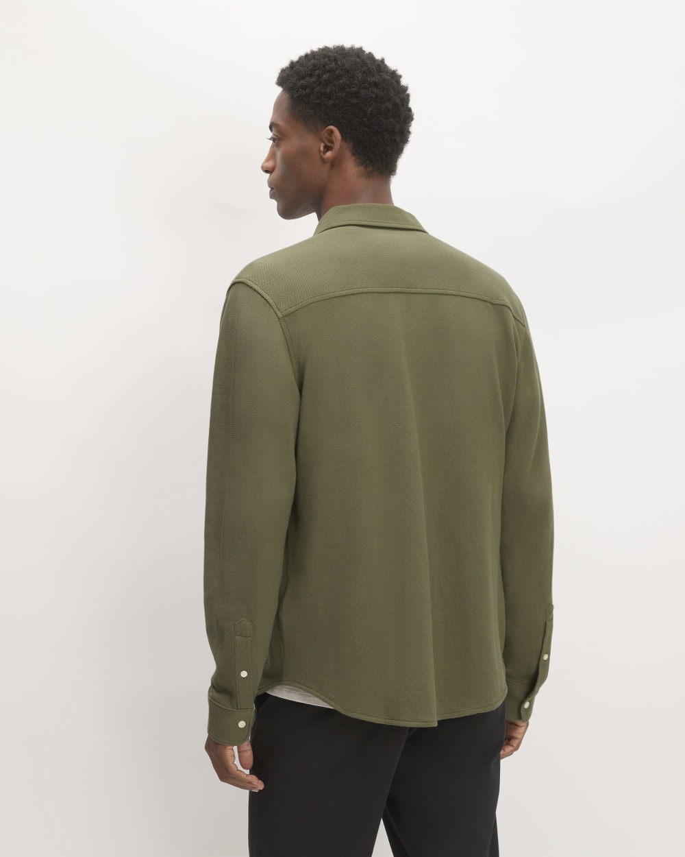 The Long-Sleeve Pique Shirt | Kalamata