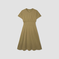 The Organic Cotton Waisted Dress | Kalamata