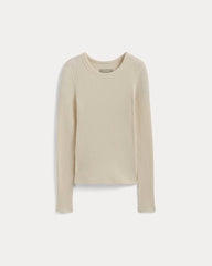 The Cozy Rib Long-Sleeve Tee | Bone