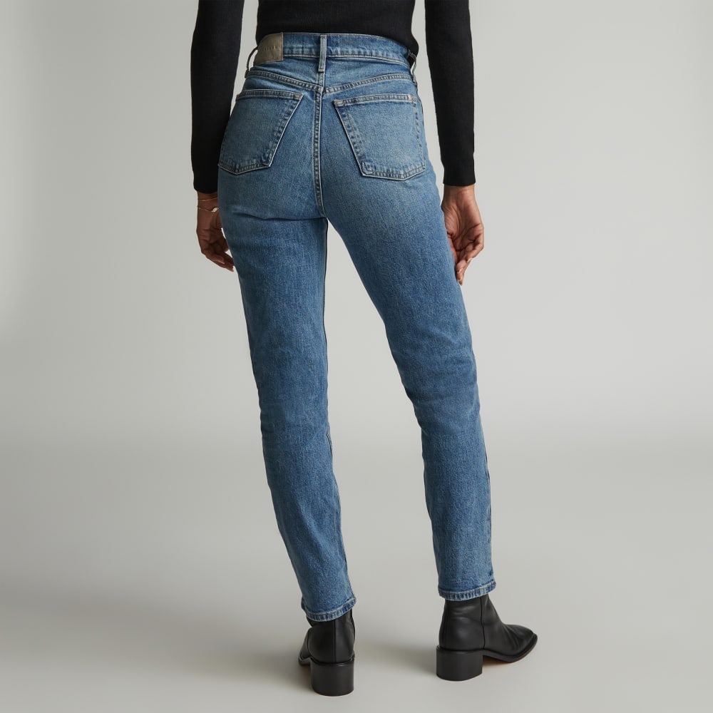 The Original Cheeky庐 Jean | Worn-In Mid Blue | 26.5" Inseam