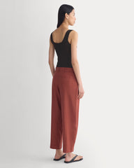 The Everywhere Pant in Stretch Linen | Henna Red