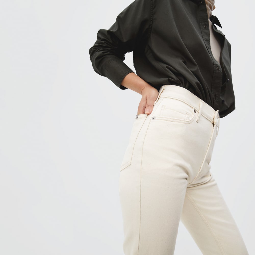 The Original Cheeky庐 Jean | Ecru | 26.5" Inseam