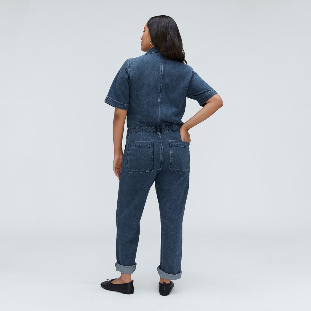 The Supersoft Jean Coverall | Work Blue