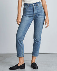 The Original Cheeky庐 Jean | Worn-In Mid Blue | 26.5" Inseam