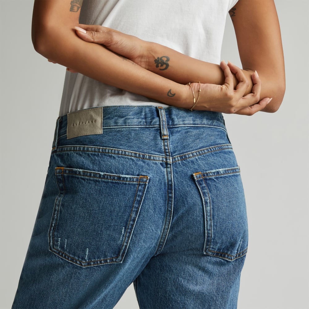 The Rigid Slouch Jean | Washed Indigo | 27.5鈥?Inseam