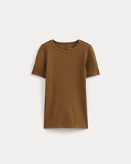 The Luxe Rib Crew | Toffee