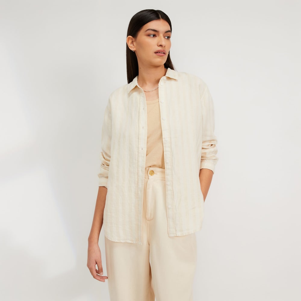 The Must-Have Shirt in Linen | Brazilian Sand / Canvas Tan