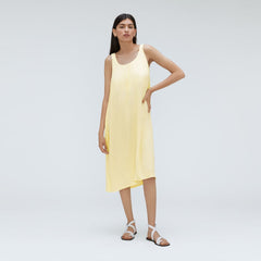 The Naia鈩?Ripple Tank Dress | Pastel Yellow