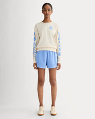 The ESENSMOD x Parks Project Off-Duty Long-Sleeve Tee | Natural / Granada Sky Blue