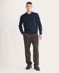Ultrasoft Polo Sweater | Navy