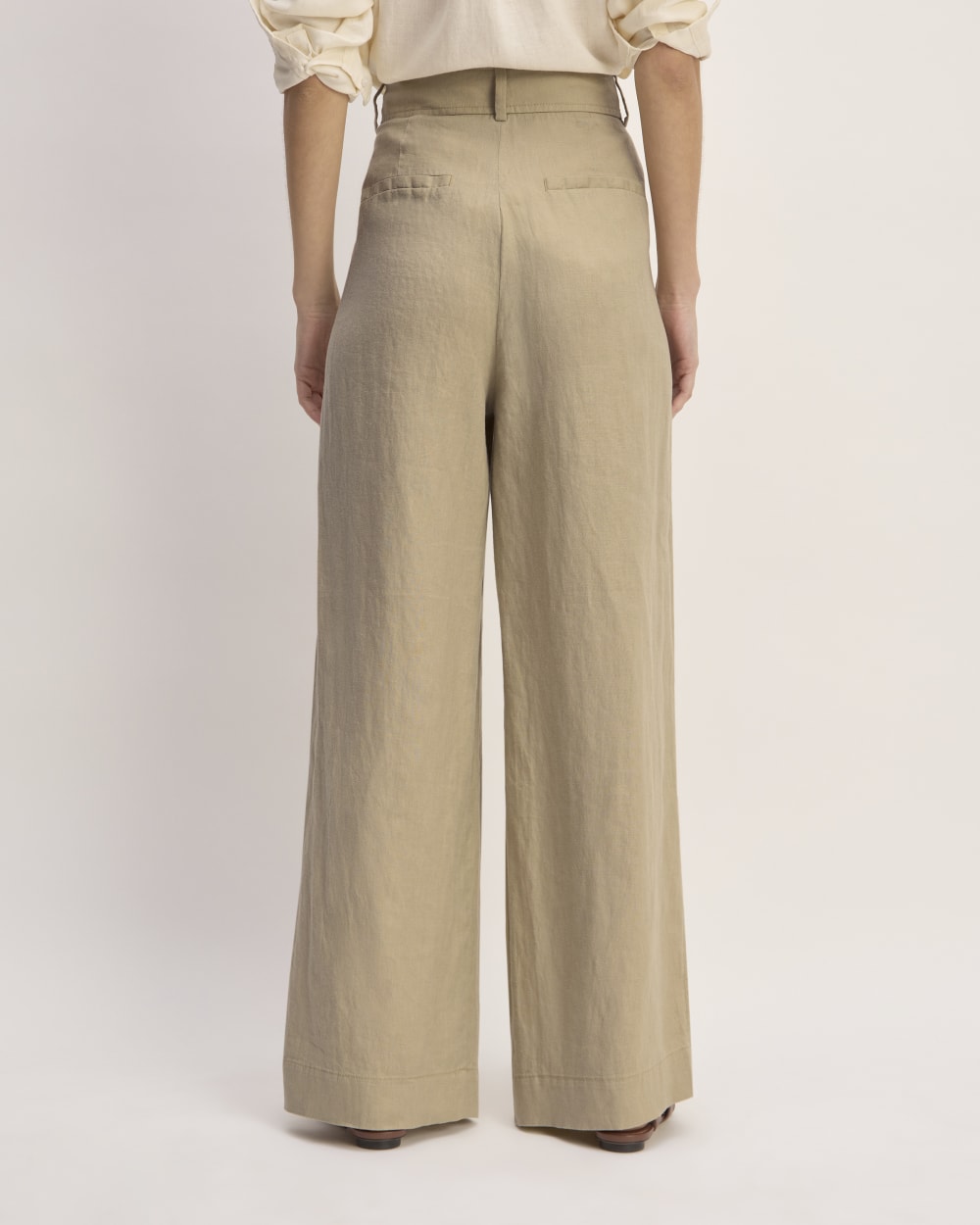 The Linen Way-High庐 Drape Pant | Trench Coat Khaki