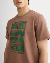 The ESENSMOD x Parks Project Essential Organic Crew | Brown / Green / Forged Iron