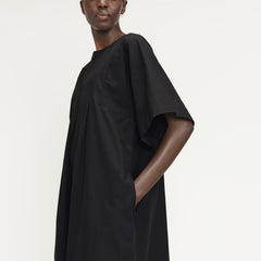 The Poplin Caftan Dress | Black