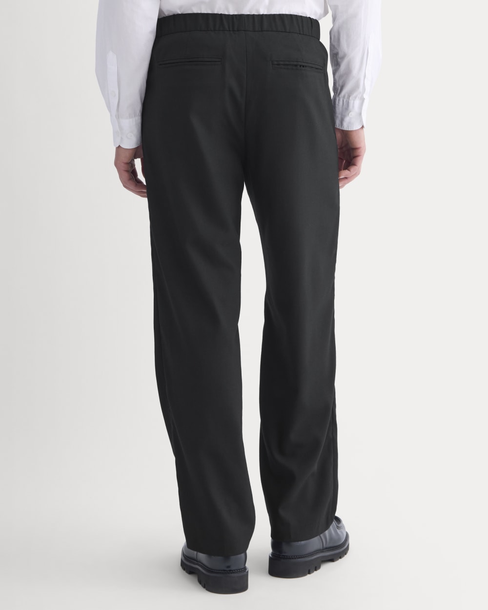 Pleated Trouser in Tailor Twill | Black