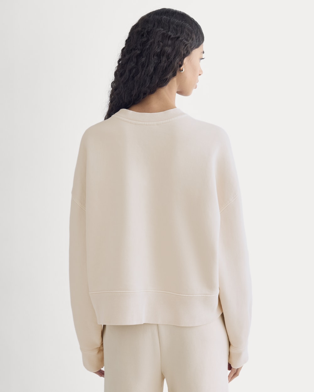 ESENSMOD x The Laufey Foundation Cropped Sweatshirt | Pale Peony