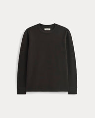 Thermal Crew in Cozy Waffle | Black