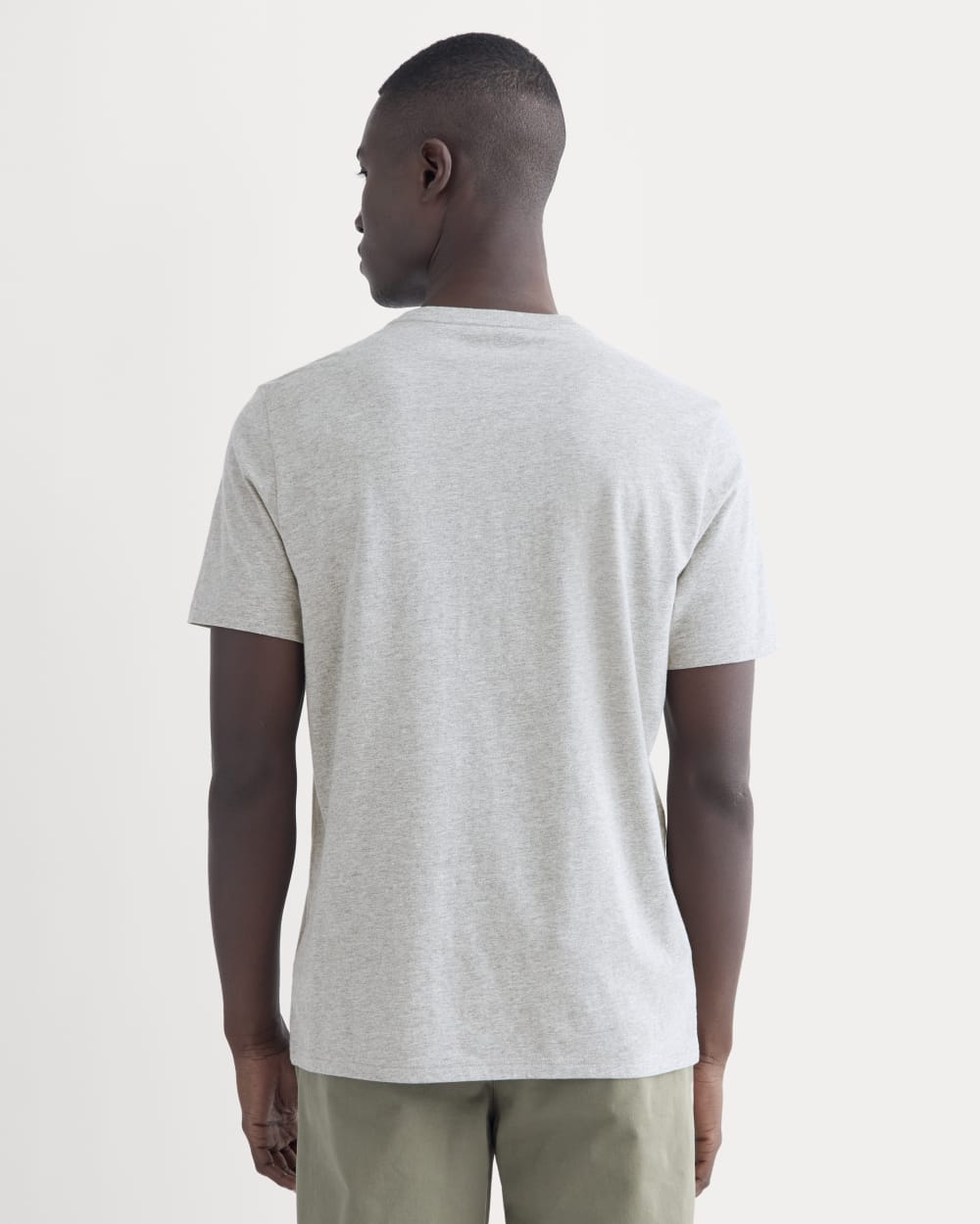 The Essential Organic Crew | Heathered Grey